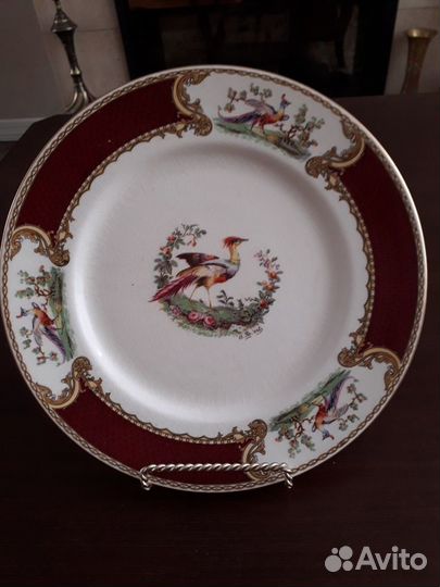Тарелка винтажная фарфор
