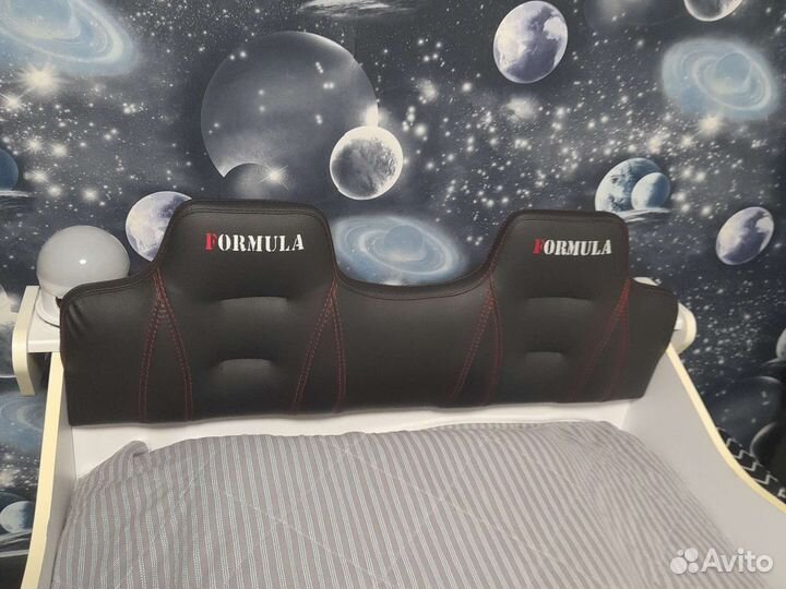 Детская кровать машина с матрасом