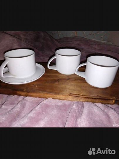 Чашечки с блюдцем винтаж