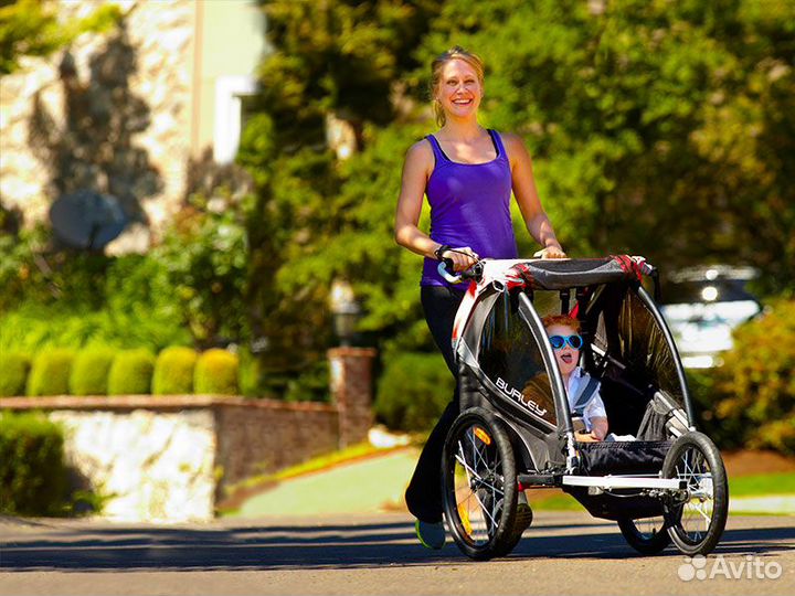 Велоприцеп для катаний с ребенком