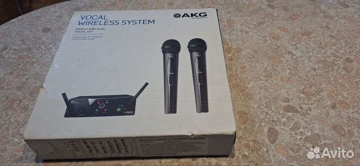 Радиомикрофоны AKG WMS40 mini2 vocal SET