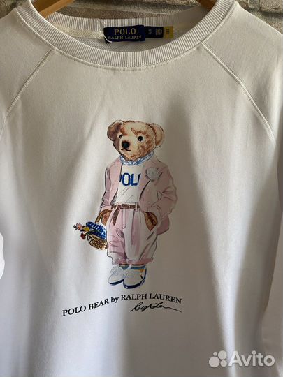 Polo ralph lauren bear свитшот женский