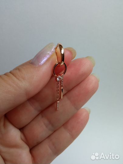 Серьги, кулон