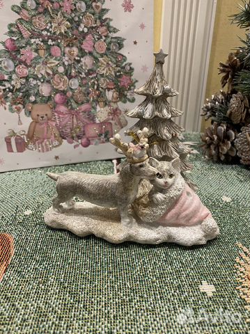 Новогодняя фигурка «Звери у ёлочки»