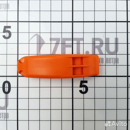 Свисток для спасательных жилетов оранжевый 43880