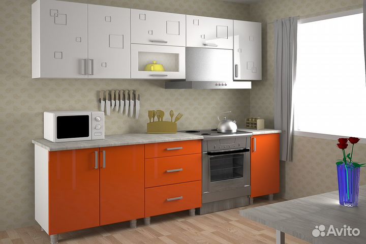 Кухня Золушка 1,8 с фрезеровкой