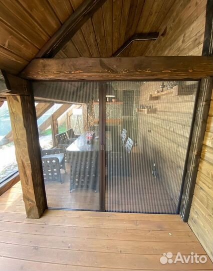 Москитные сетки плиссе на окна и двери