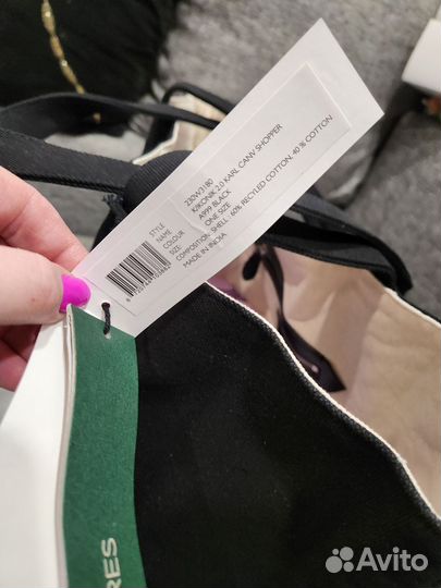 Сумка шопер Karl Lagerfeld с Карлом, оригинал