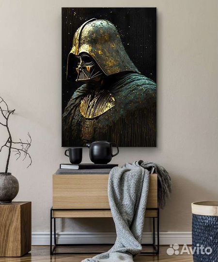 Картина маслом Дард Вейдер Ручная работа