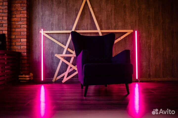 Лампа rgb угловой торшер