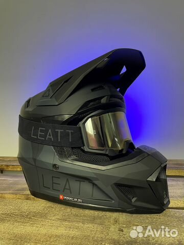 Мотошлем Leatt Moto 7.5 V23 Black + Очки