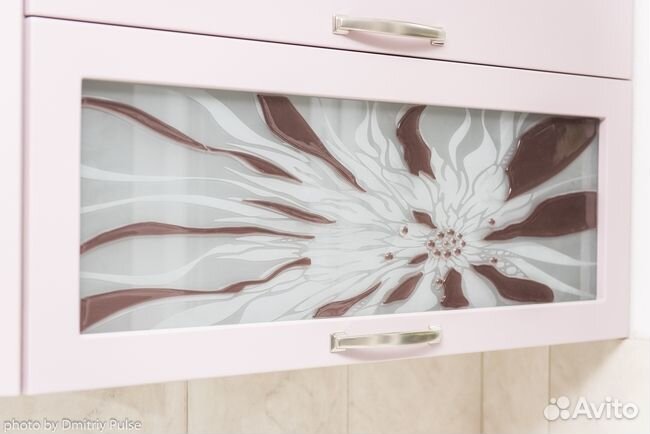 Витраж в технике Decra Led накладной