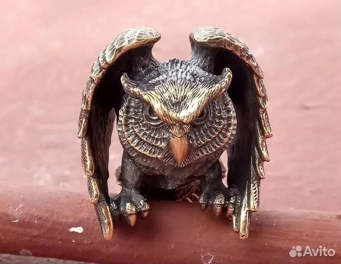 Бусина Темляк Брелок Сова Совушка Филин Птица