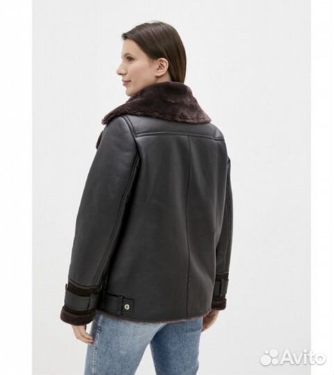 Дубленка авиатор женская
