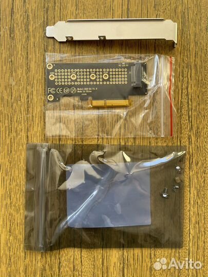 Адаптер для установки SSD M2, NVMe в слот PCI-E