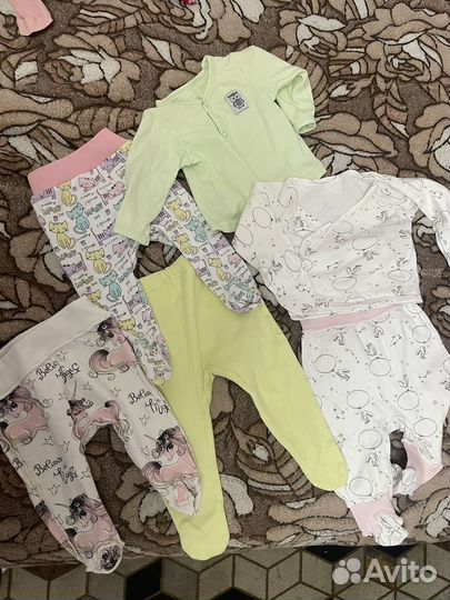 Продаю детские вещи пакетом 50-56-62