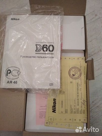 Зеркальный фотоаппарат Nikon D60