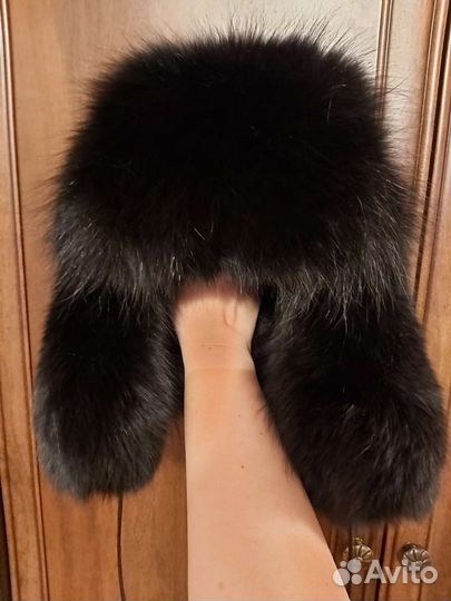 Шапка- ушанка соболиная