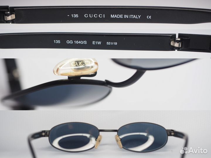 Солнцезащитные очки Gucci GG1640 винтаж 90s