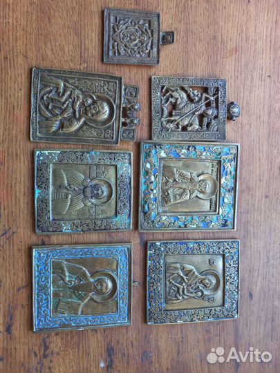 Литые старинные иконы