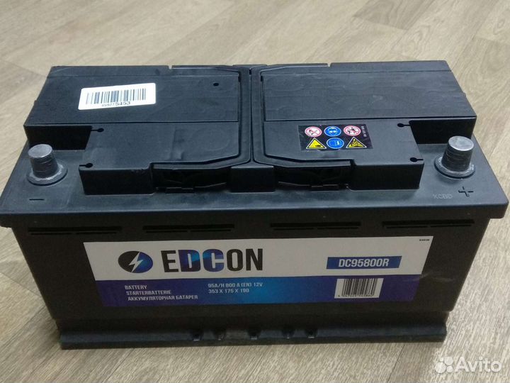 Аккумулятор 95Ah 800A 353/175/190