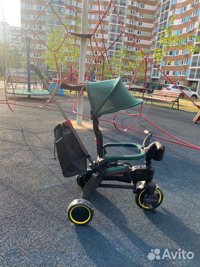 Велосипед трехколесный с ручкой, Luxmom S7