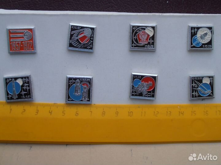 СССР Набор значков Космос 8 шт