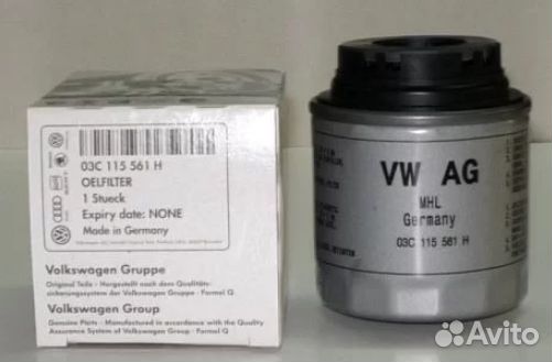 Фильтр масляный VAG цена за Наличие в любое время