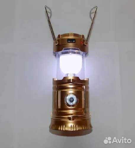 Кемпинговый складной фонарь на солнечной батарее