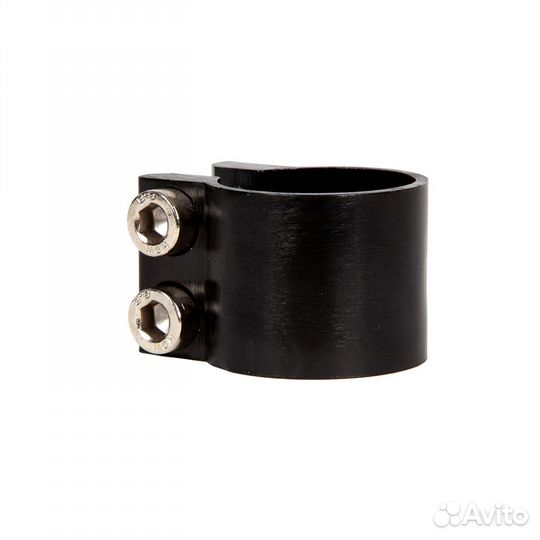 Зажим 28.6мм для самокатов, 2 болта, черный
