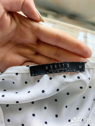 Блузка белая