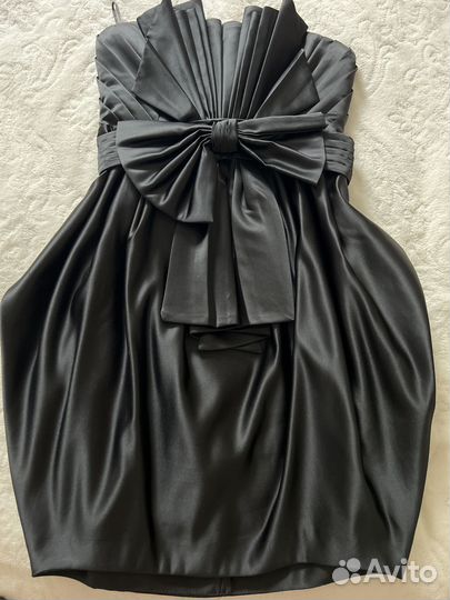Платье с бантом