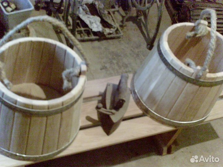 Дубовые ведра и бочки