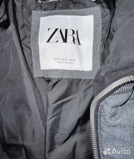 Куртка пуховик zara S