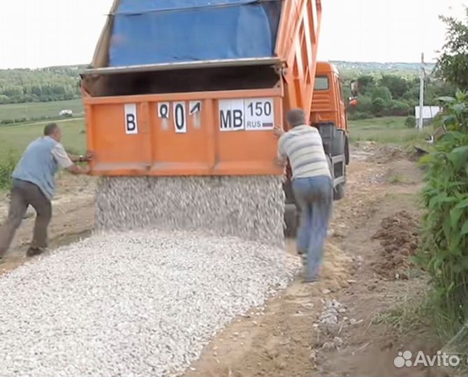 Щебень на отмостку