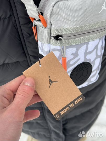 Сумка jordan серая новинка / new коллекция опт