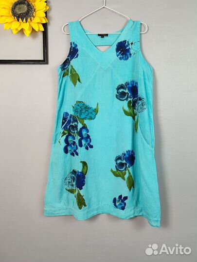 Хлопковое платье сарафан. Италия р. XL