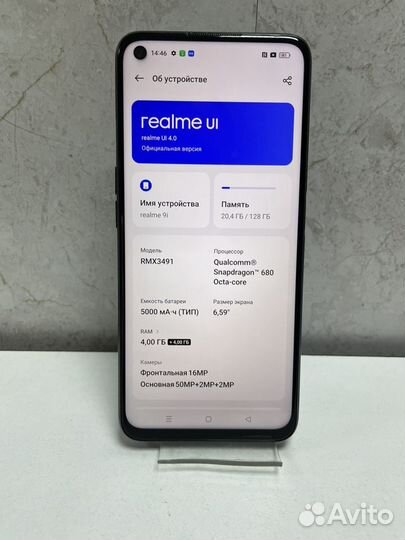 realme 9i, 4/128 ГБ