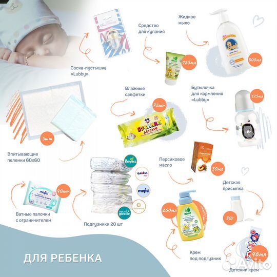 Прозрачная сумка в роддом + 30 предметов. Comfort+