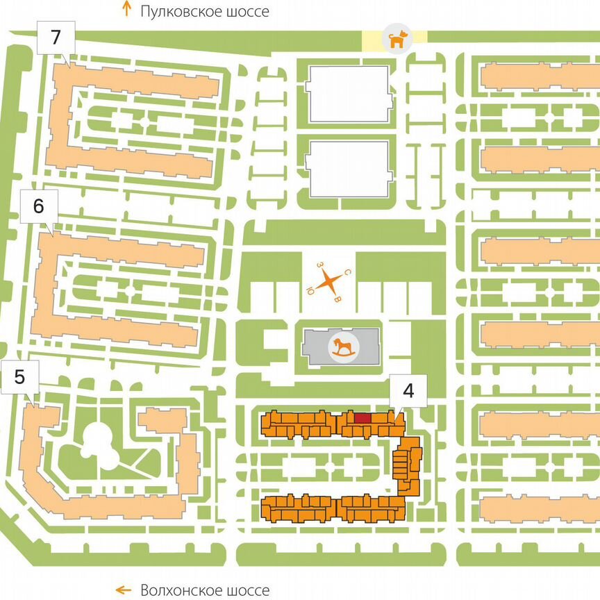 2-к. квартира, 56,1 м², 2/5 эт.