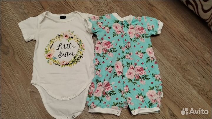 Вещи пакетом для девочки 74-80