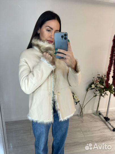 Шуба из тиградо двусторонняя 65 см