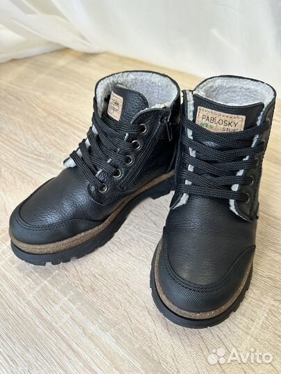 Ботинки кожа, утепленные pablosky 32