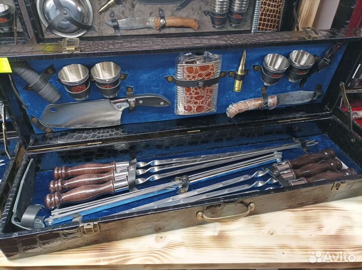 Набор шампуров в кейсе