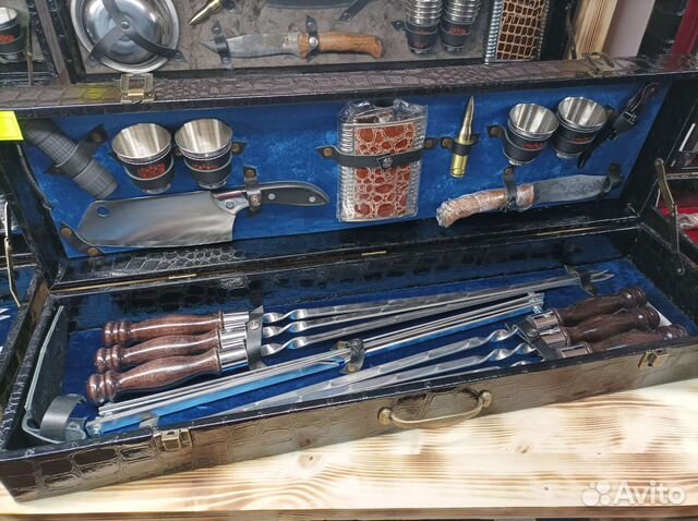 Набор шампуров в кейсе