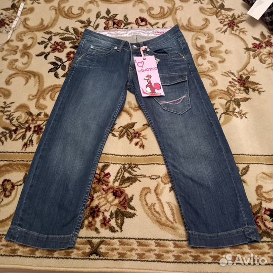 Джинсы Капри новые 26р
