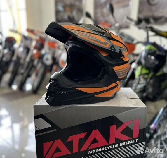 Кроссовый шлем ataki