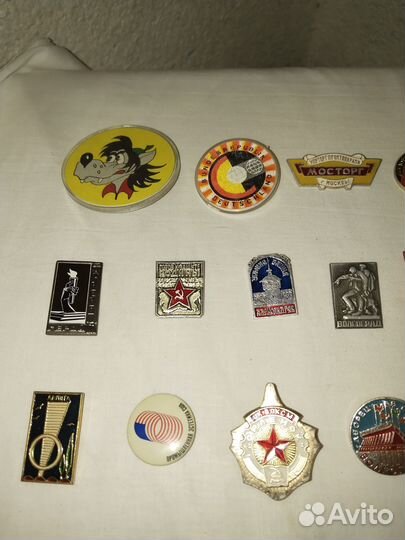Значки СССР 46 штук