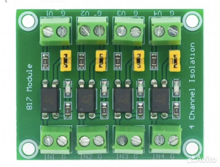 Модули опторазвязки, 4, 8 каналов. Модуль оптопар