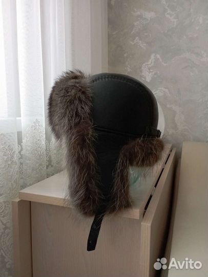Шапка новая мужская енот размер 57